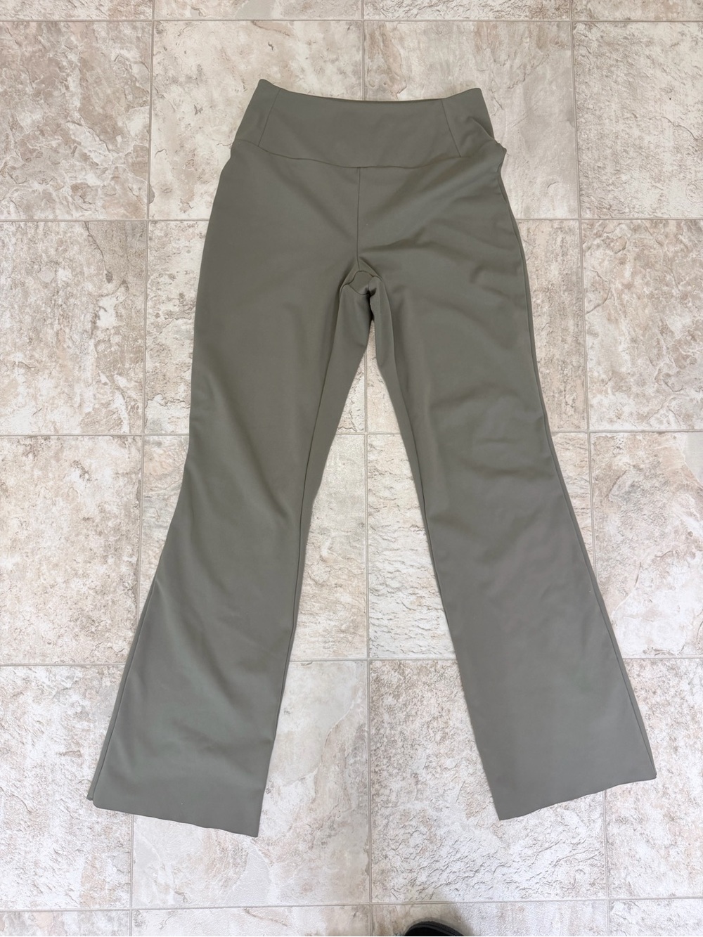 RBX Olive Flare Ponte Pants